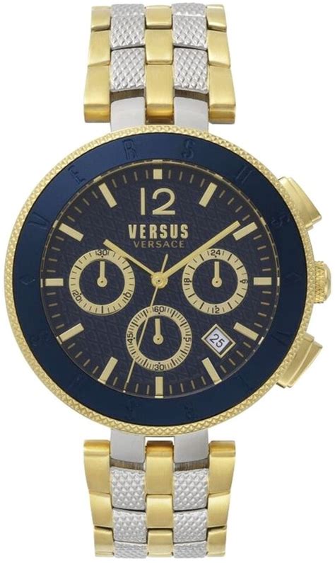 Versus by Versace Men's Logo Gent Chrono Stainless Steel